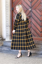 Indlæs billede til gallerivisning Divans kjole sæt efterår sort gul cardigan Gry
