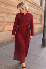 Indlæs billede til gallerivisning kjole sommer rød strippet Divans Berlina
